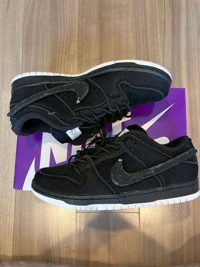 Gnarhunters × Nike SB Dunk Low "Black/White"