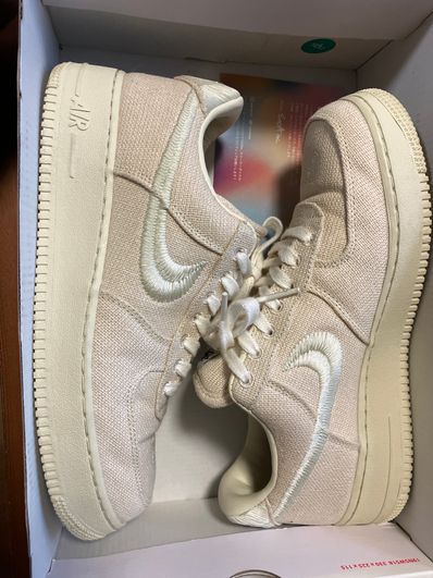 Stussy × Nike Air Force 1 Low "Fossil Stone"