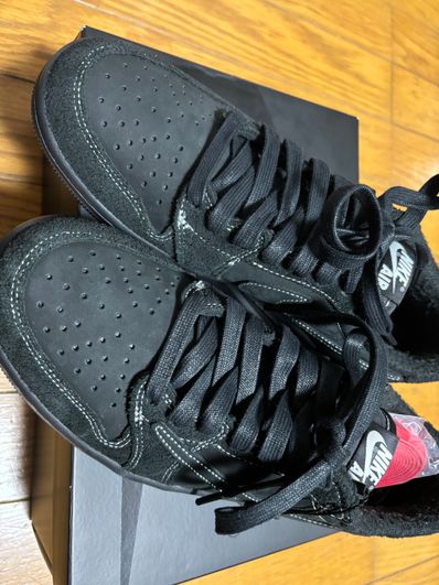 Travis Scott × Nike Air Jordan 1 Low OG SP "Black Phantom"