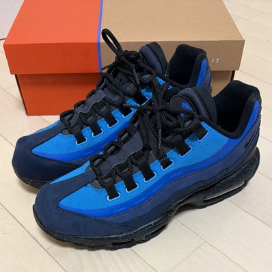 Stash × Nike Air Max 95 "Black and Harbor Blue" (2024)