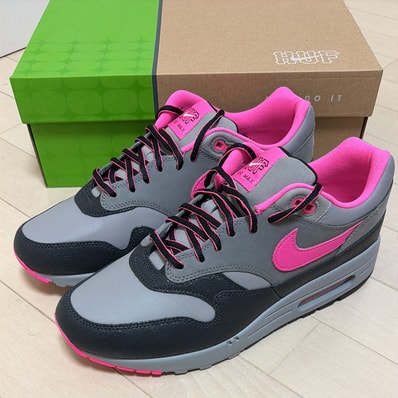 HUF × Nike Air Max 1 "Anthracite/Pink Pow"