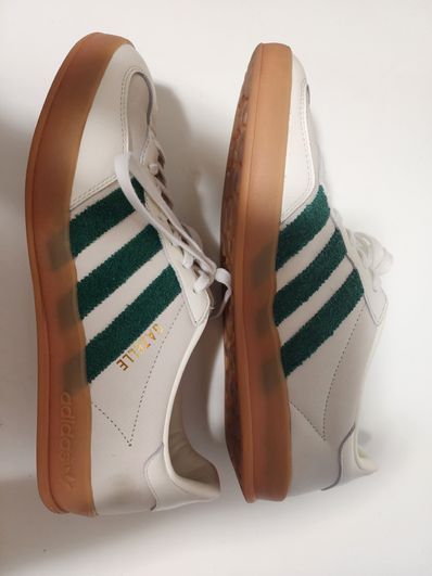 adidas Gazelle Indoor "Off White/Dark Green/Footwear White"