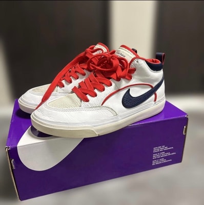 Nike SB React Leo "White/Midnight Navy"