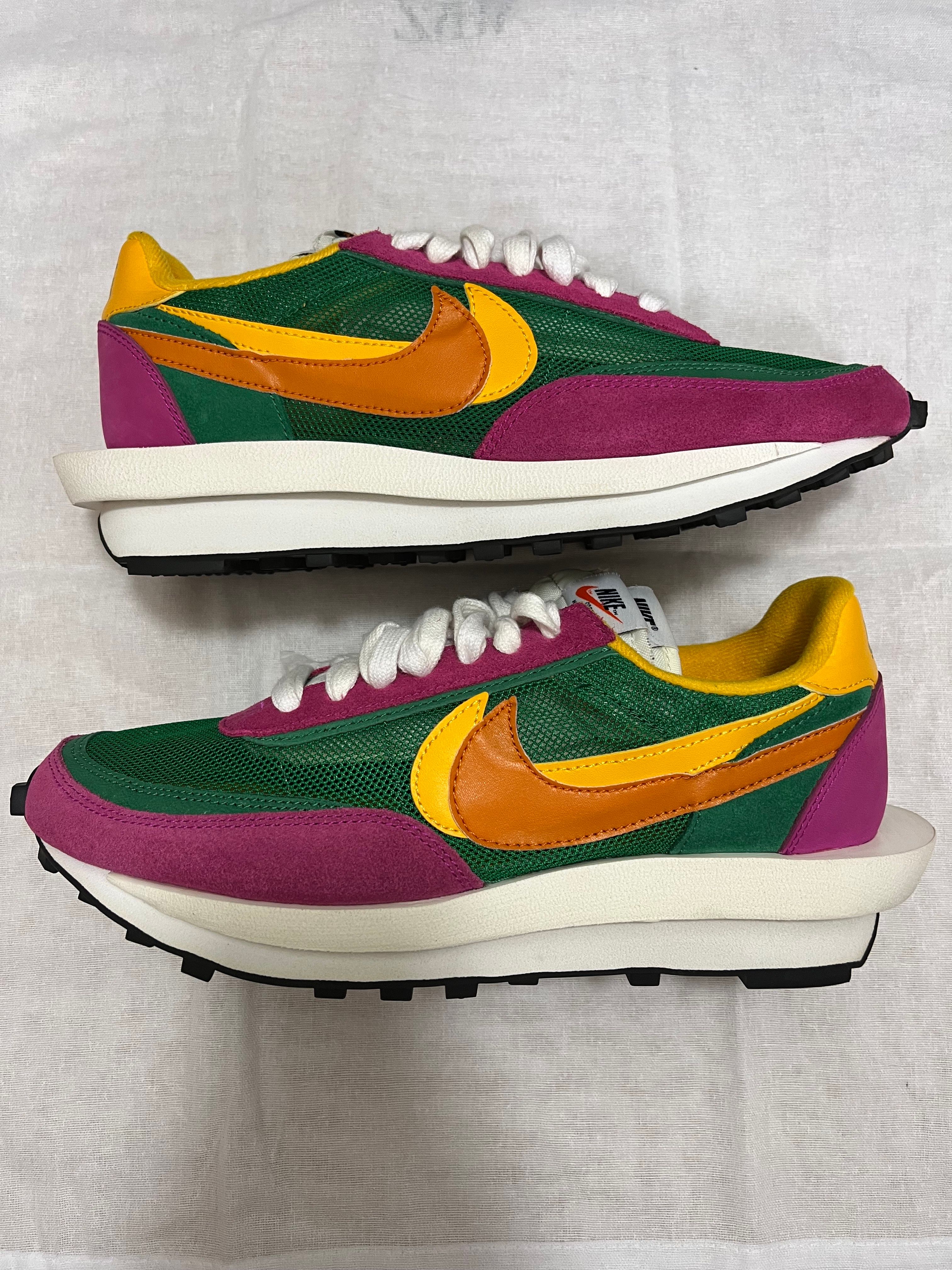 sacai × NIKE LDV WAFFLE "PINE GREEN"