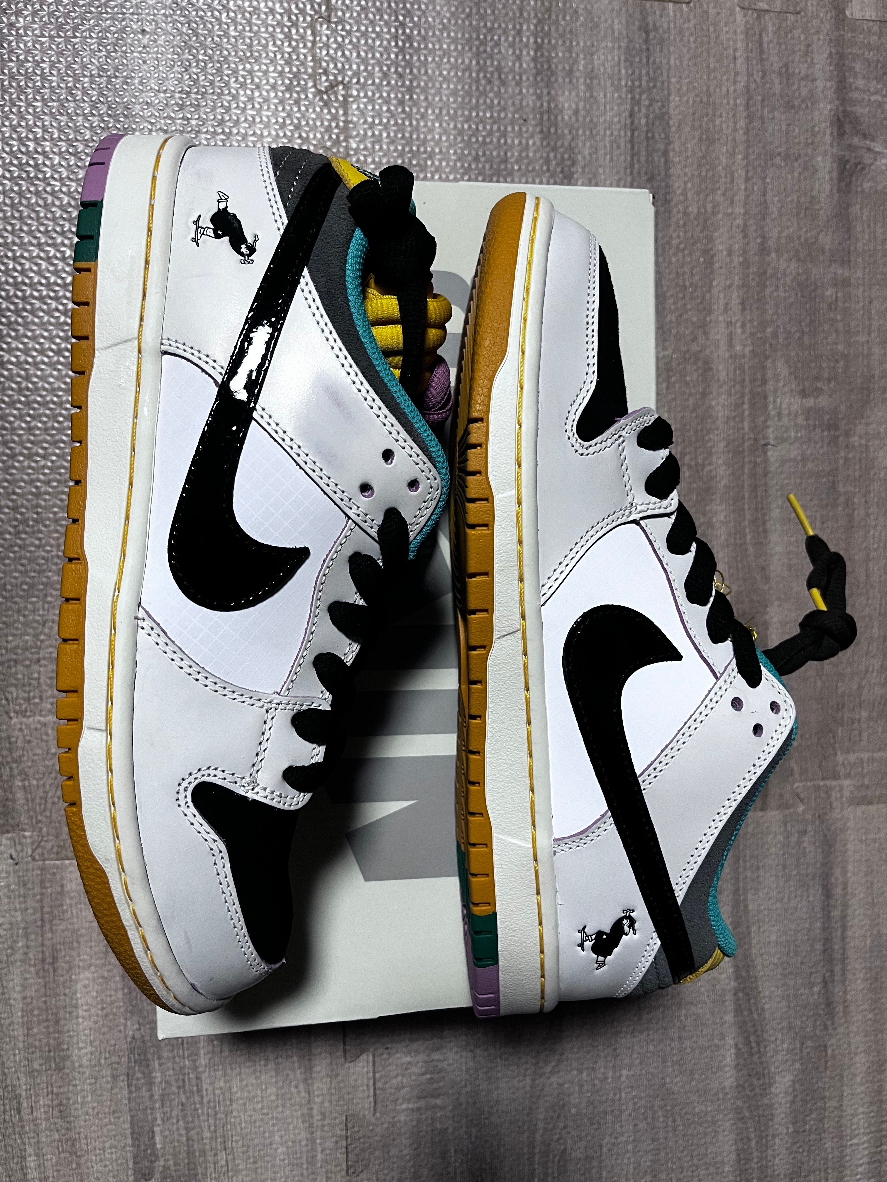 CSEF × Nike SB Dunk Low Pro QS "White and Black"