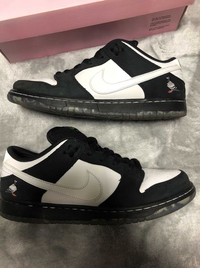 STAPLE × Nike SB Dunk Low "Pigeon Black/White"