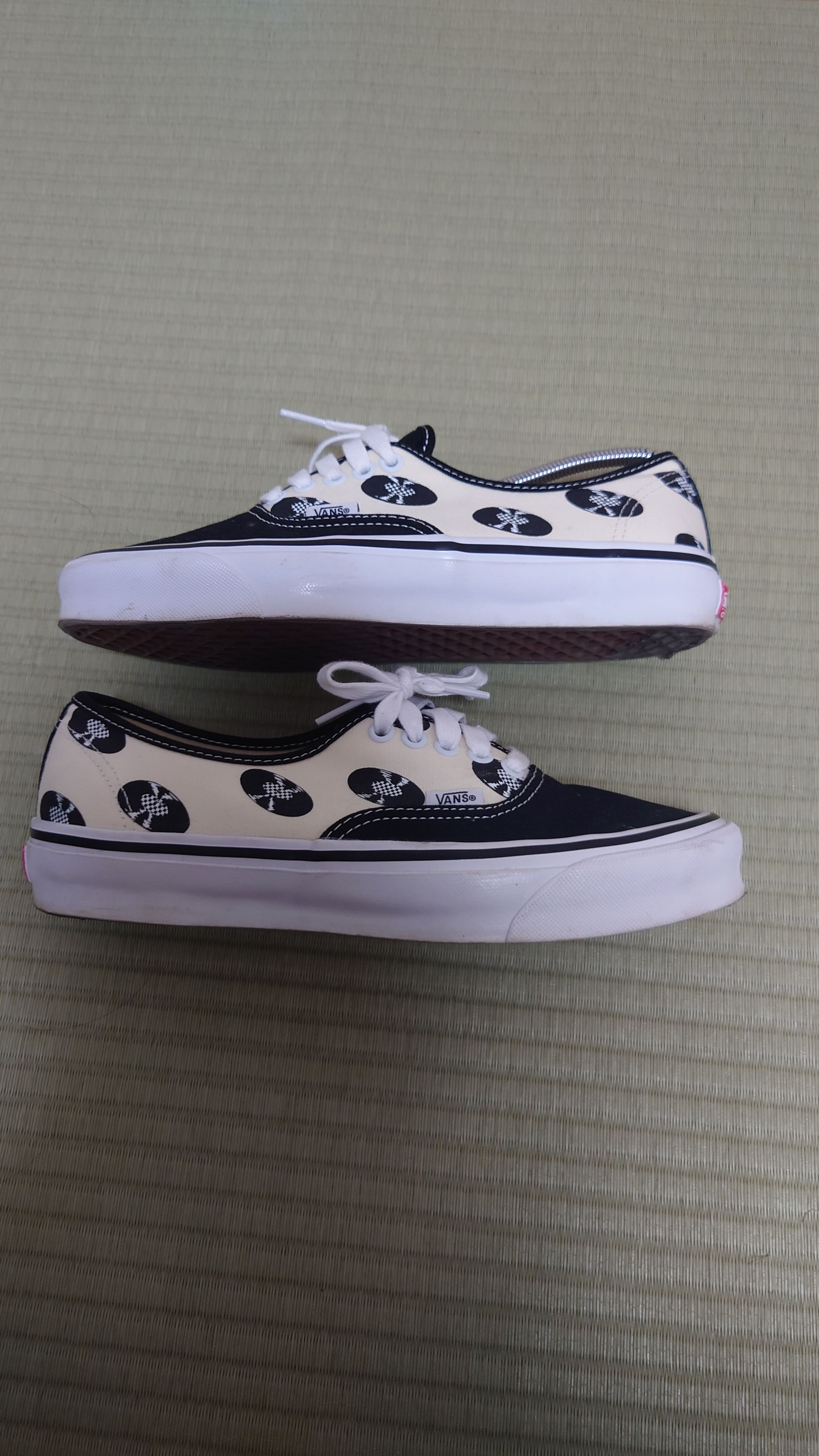 WACKO MARIA × Vans Vault OG Authentic LX "Classic White-Records"