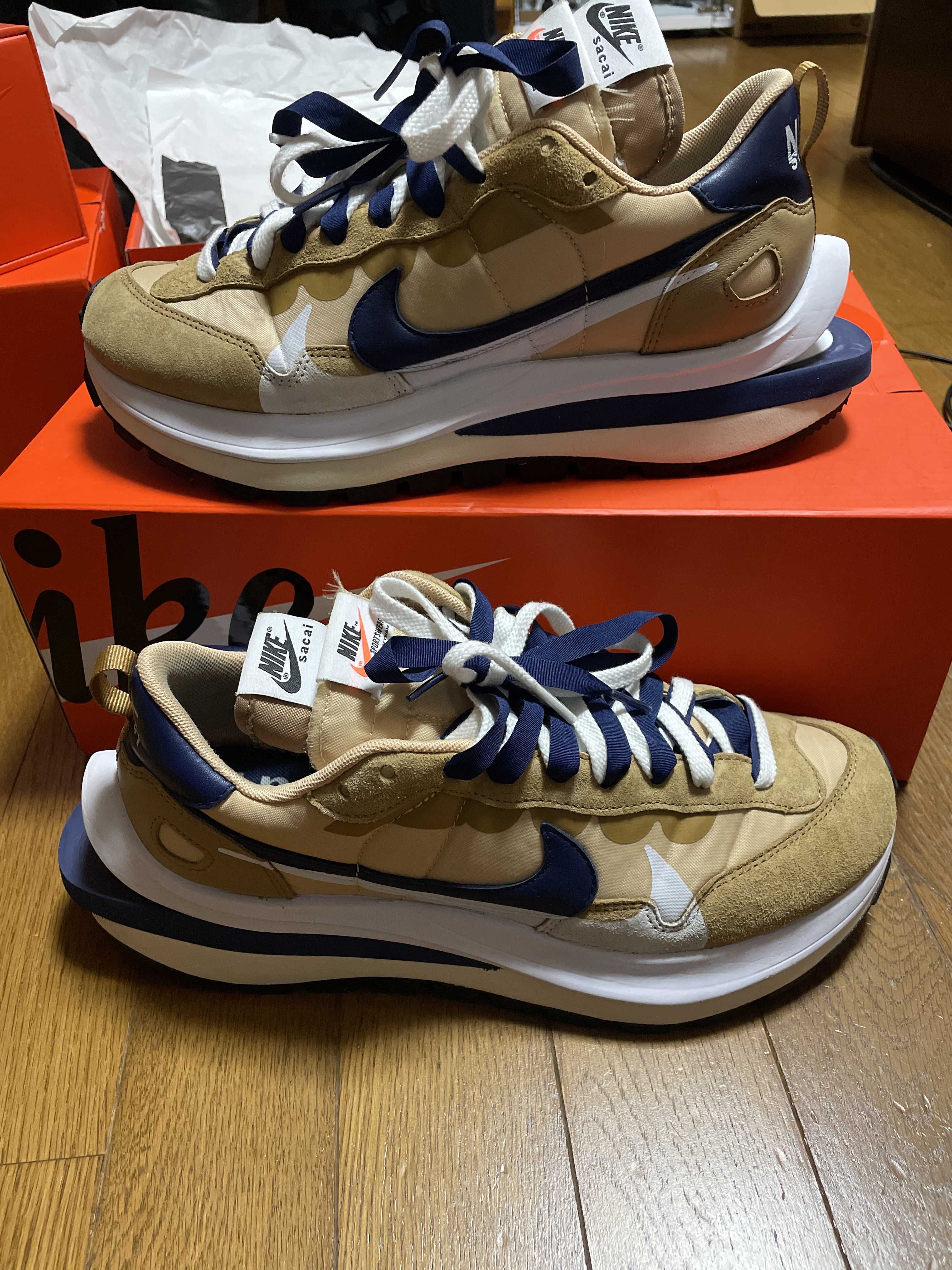 Sacai × Nike Vapor Waffle "Sesame And Blue Void"