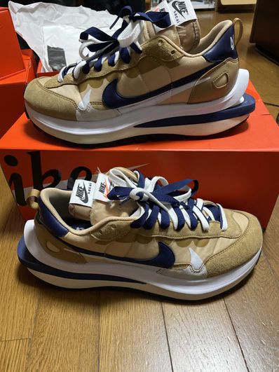 Sacai × Nike Vapor Waffle "Sesame And Blue Void"