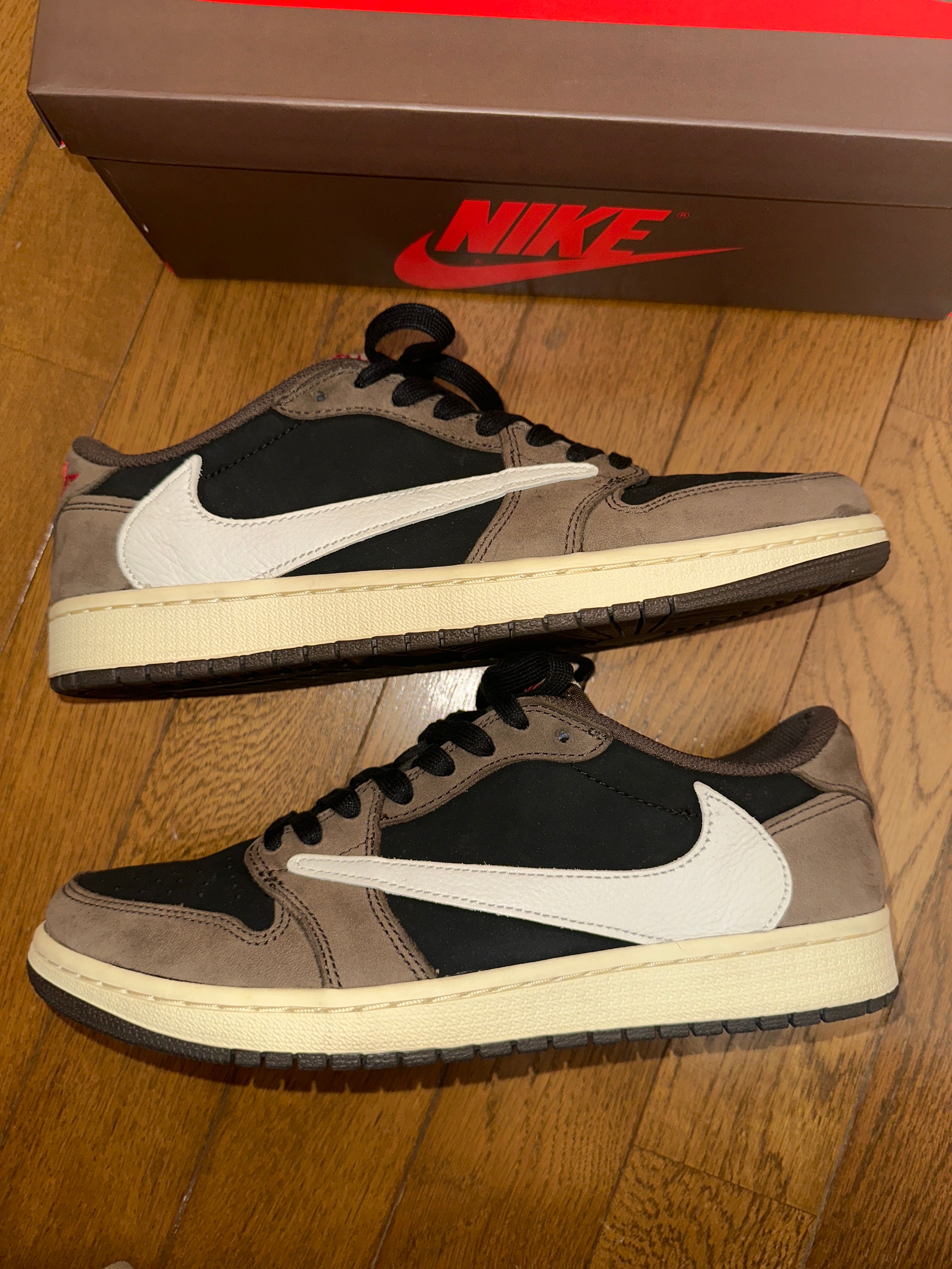 Travis Scott × Nike Air Jordan 1 Low OG SP-T "Black/Dark Mocha"