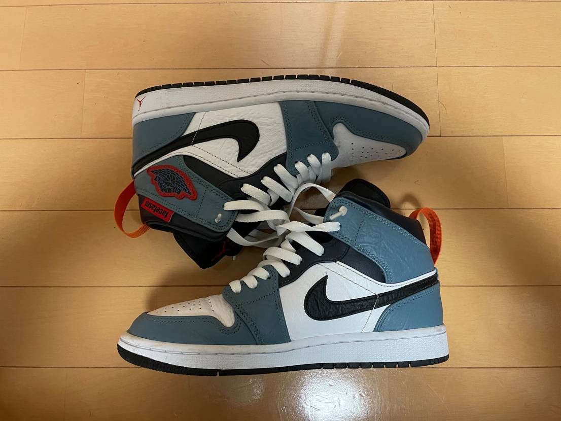 FACETASM × Nike Air Jordan 1 Mid "White/Navy"