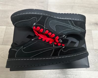 Travis Scott × Nike Air Jordan 1 Low OG SP "Black Phantom"