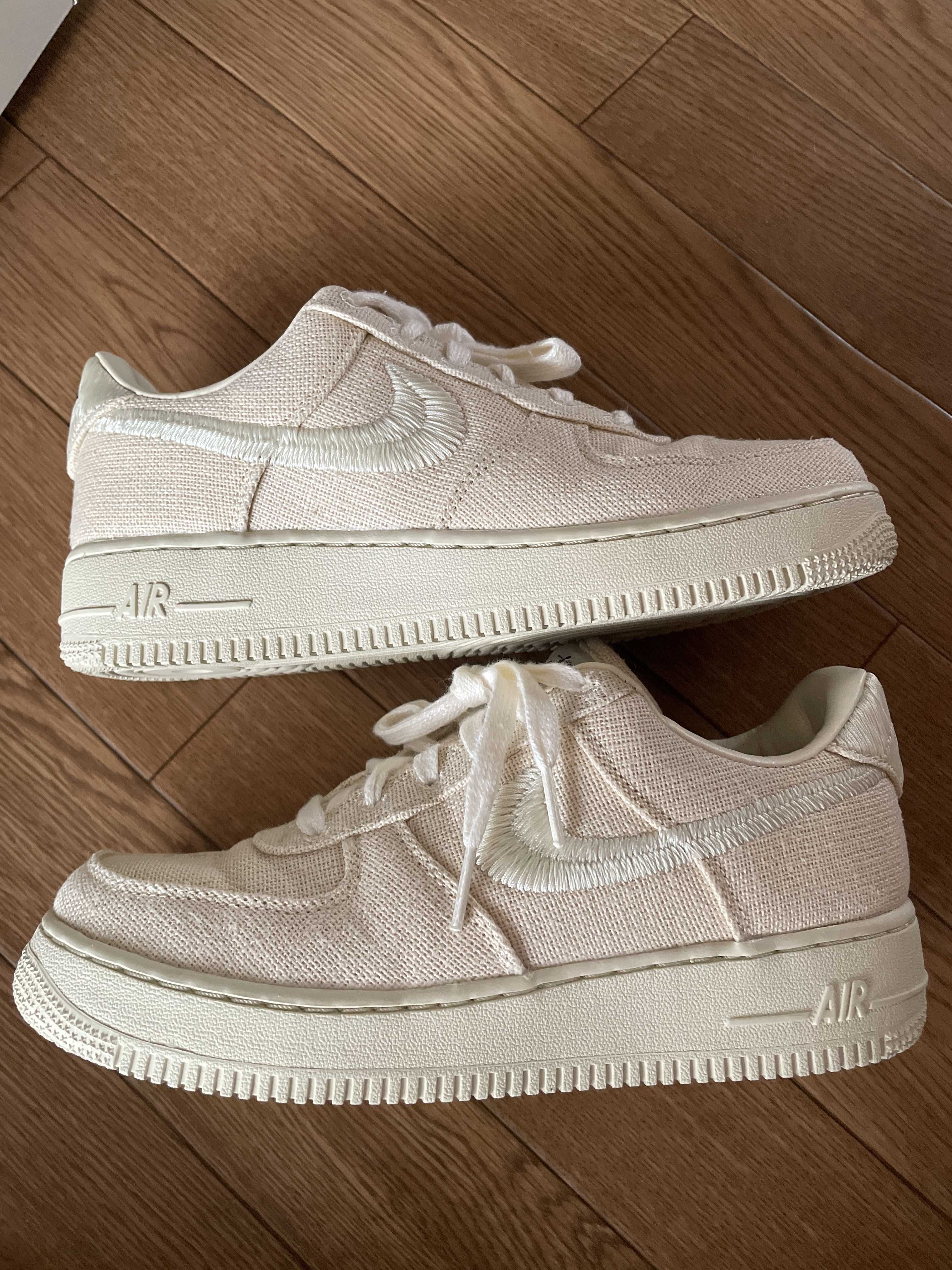 Stussy × Nike Air Force 1 Low "Fossil Stone"