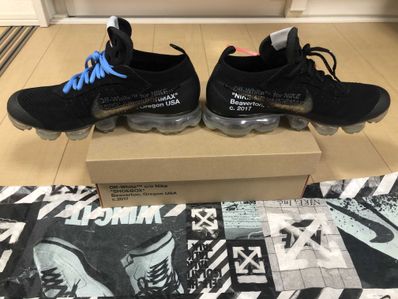 Off-White × Nike Air Vapormax "Black/Total Orange/Clear"