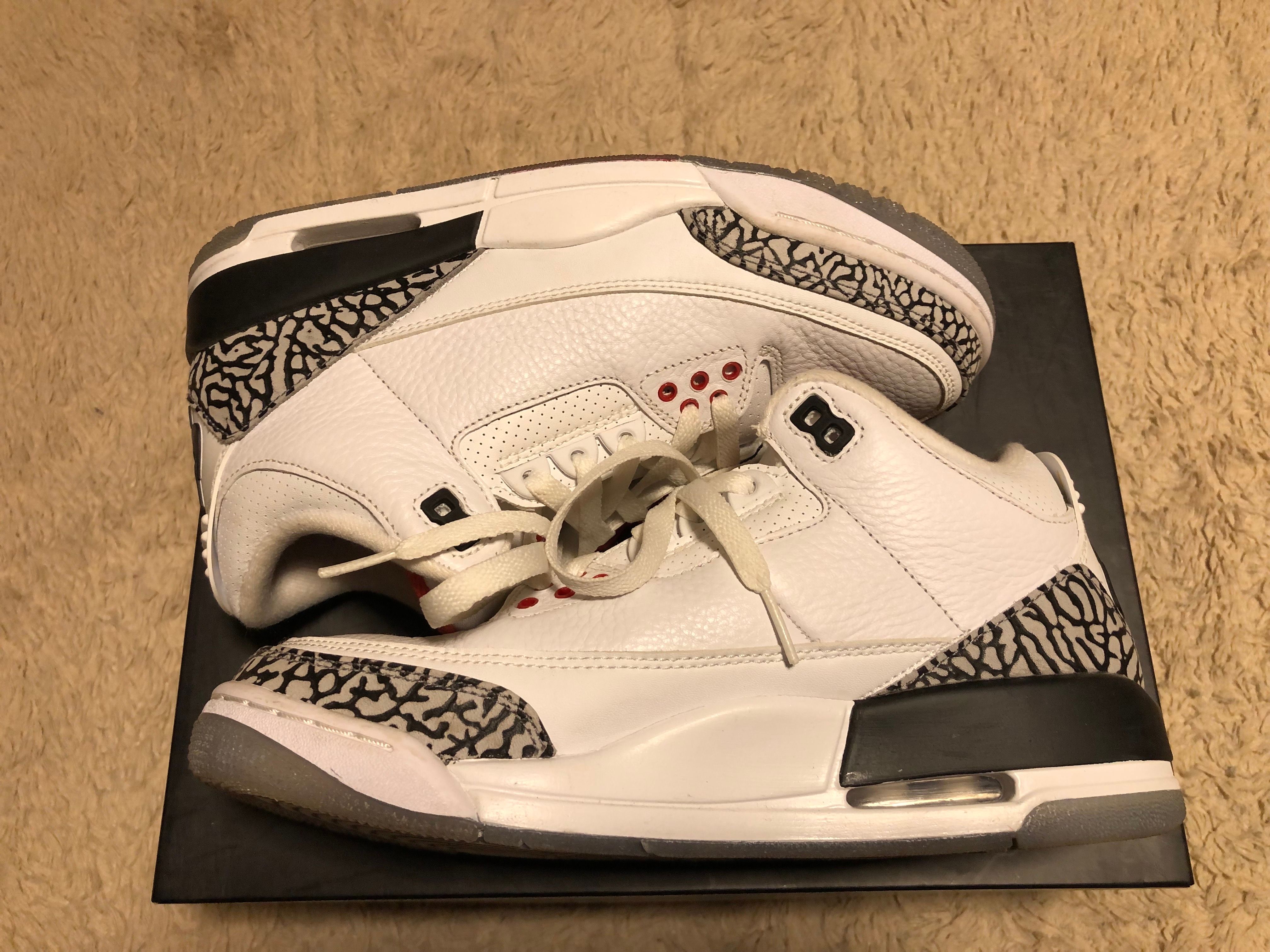 Nike Air Jordan 3 Retro "Free Throw Line White Cement"