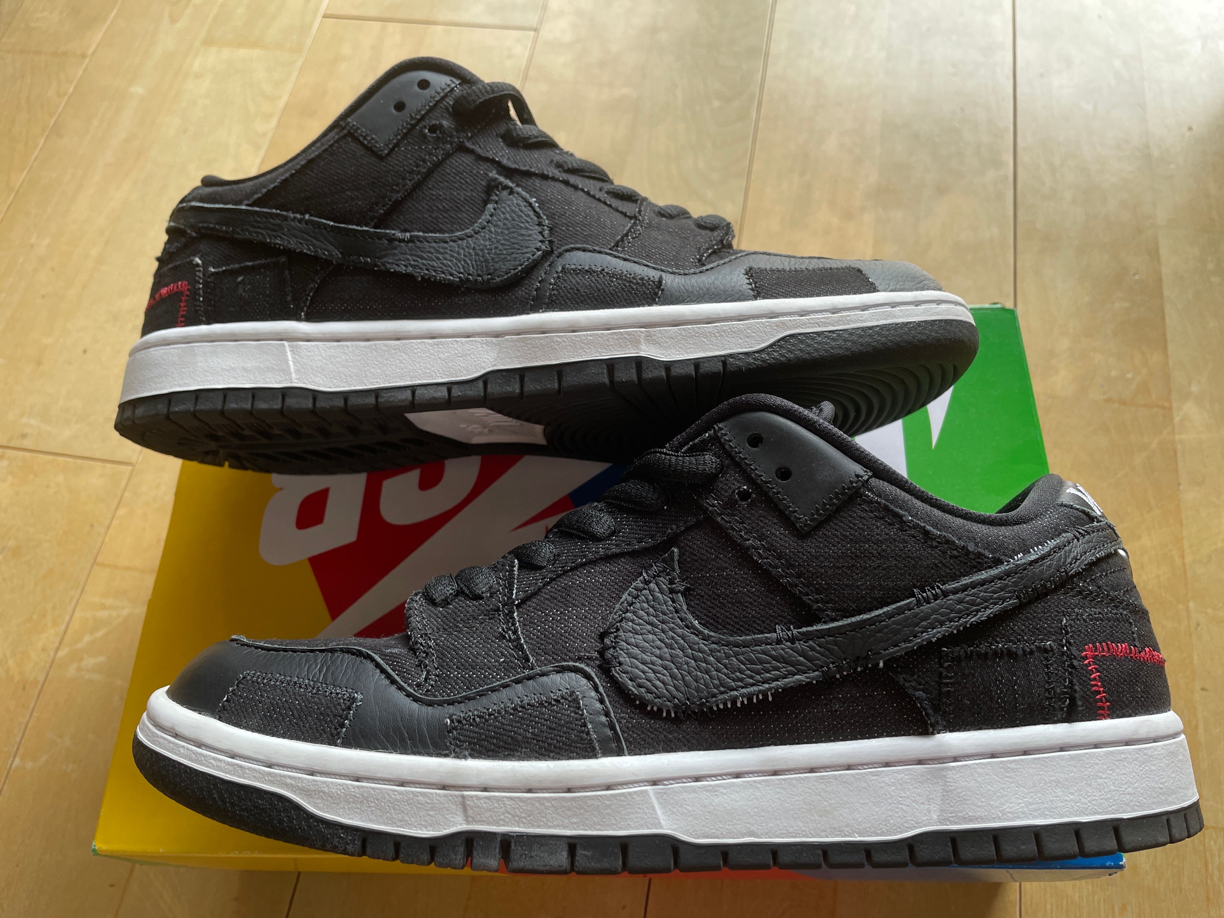 Wasted Youth × Nike SB Dunk Low "Black Denim" / VERDY