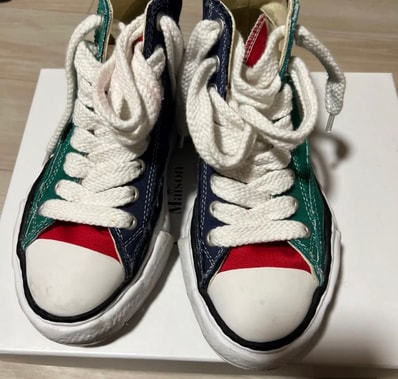 Maison MIHARA YASUHIRO PETERSON OG Sole Canvas High-top Sneaker "Multi"
