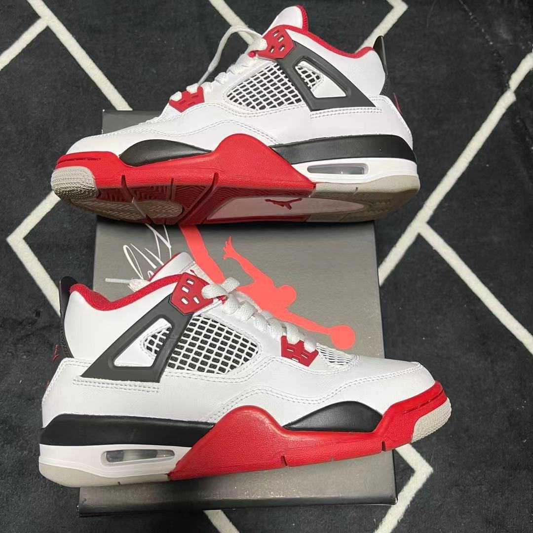 Nike GS Air Jordan 4 OG "Fire Red"