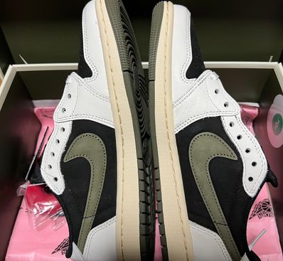 Travis Scott × Nike Women's Air Jordan 1 Low OG "Medium Olive"