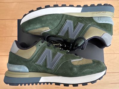 Stone Island × New Balance 574 Legacy "Dark Green"