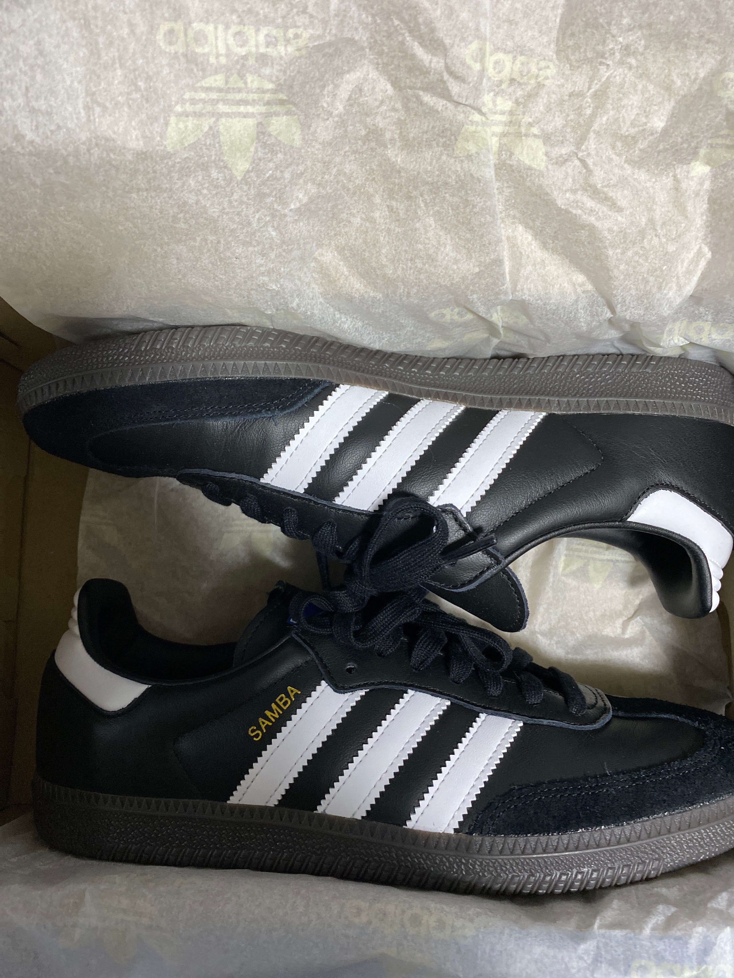 adidas Samba OG "Core Black/Cloud White/Gum"