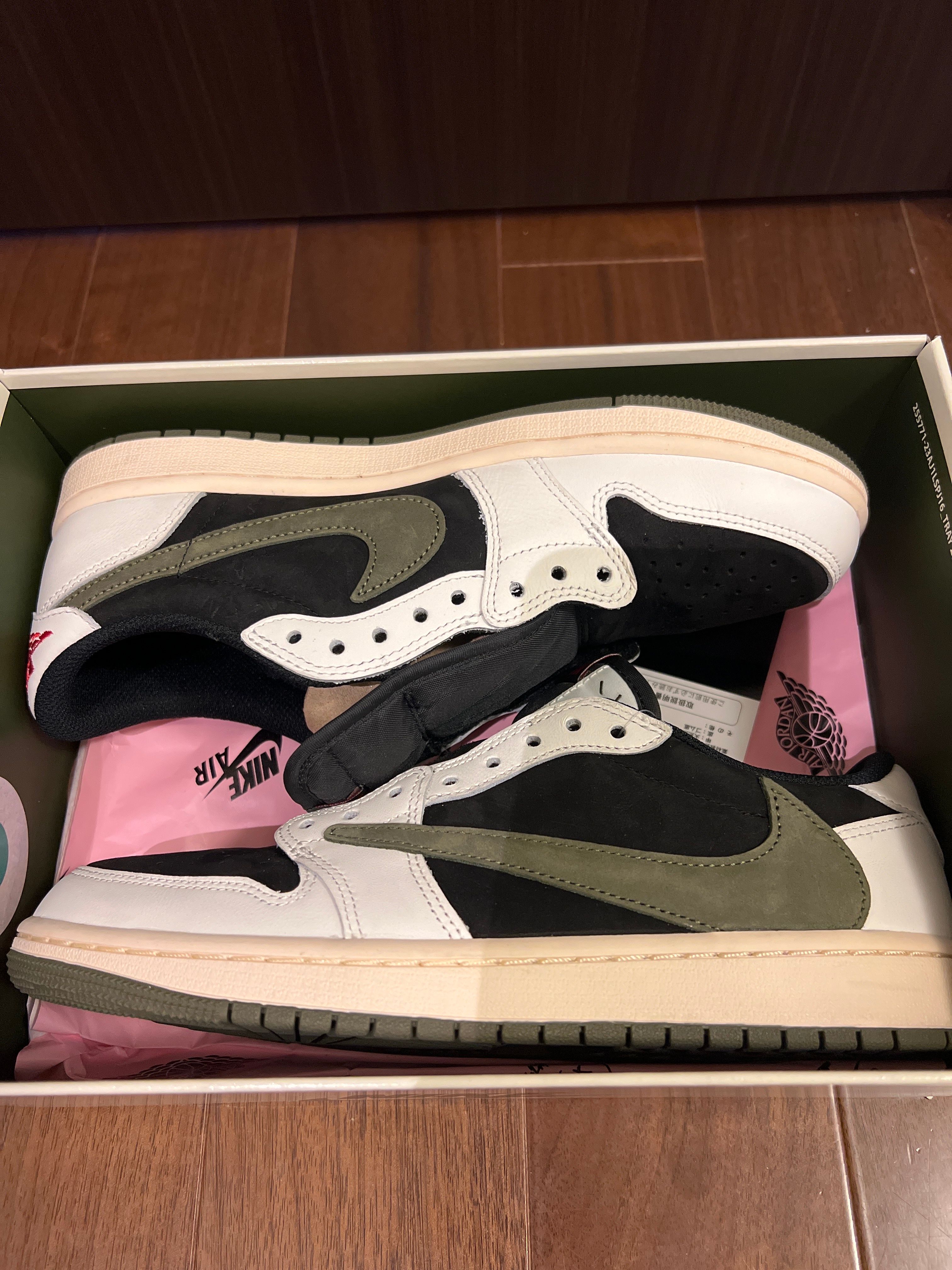 Travis Scott × Nike Women's Air Jordan 1 Low OG "Medium Olive"