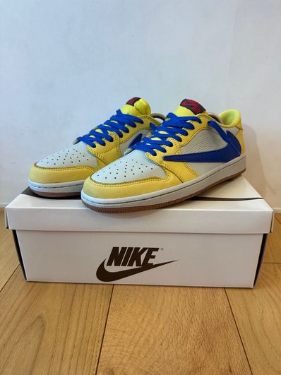 Travis Scott × Nike Women's Air Jordan 1 Retro Low OG "Canary"