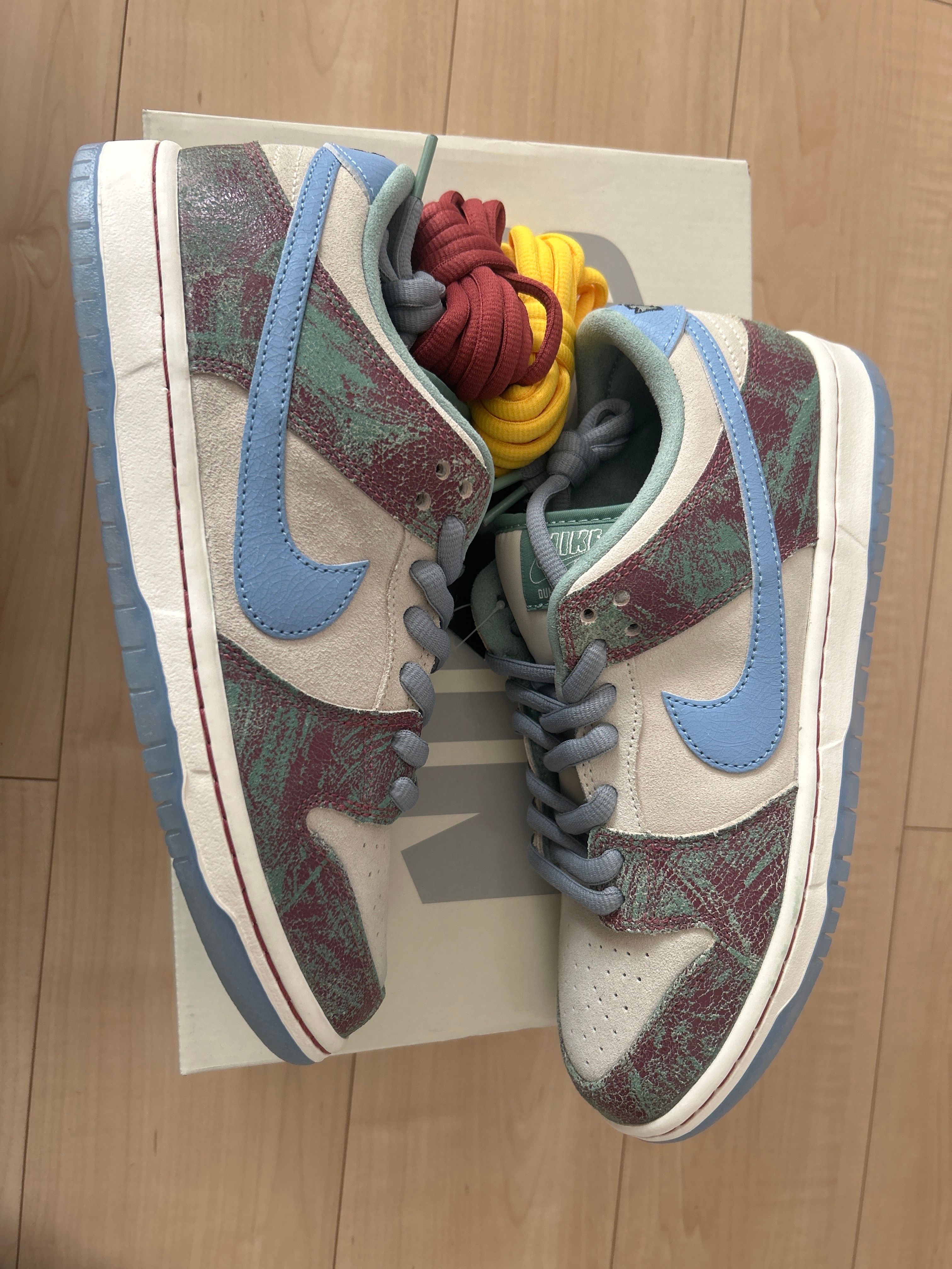 Crenshaw Skate Club × Nike SB Dunk Low PRO QS "Sail/Light Blue-Cedar"