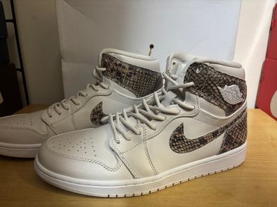 Nike Women's Air Jordan 1 Retro High "White Snake"