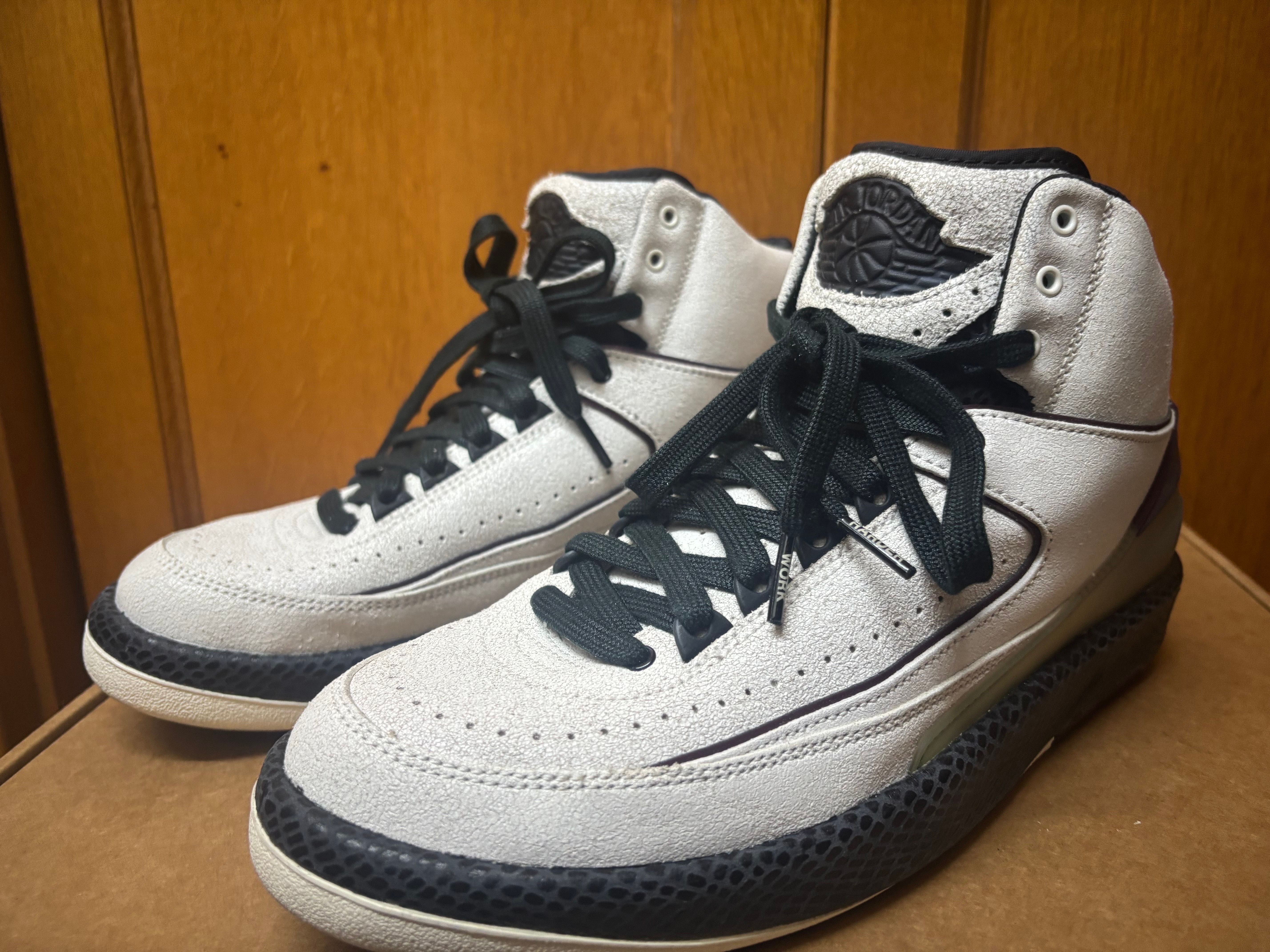 A Ma Maniere × Nike Air Jordan 2 "Airness/Sail and Burgundy"