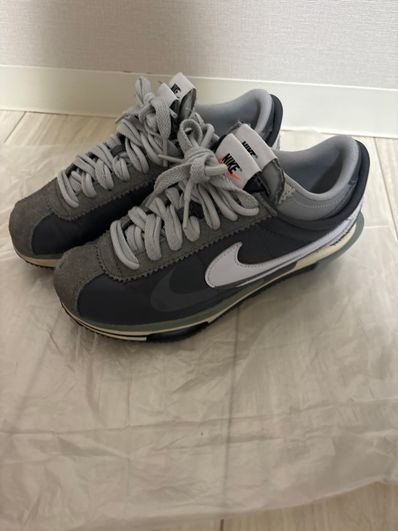 sacai × Nike Zoom Cortez "Iron Grey"