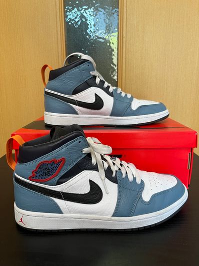 FACETASM × Nike Air Jordan 1 Mid "White/Navy"