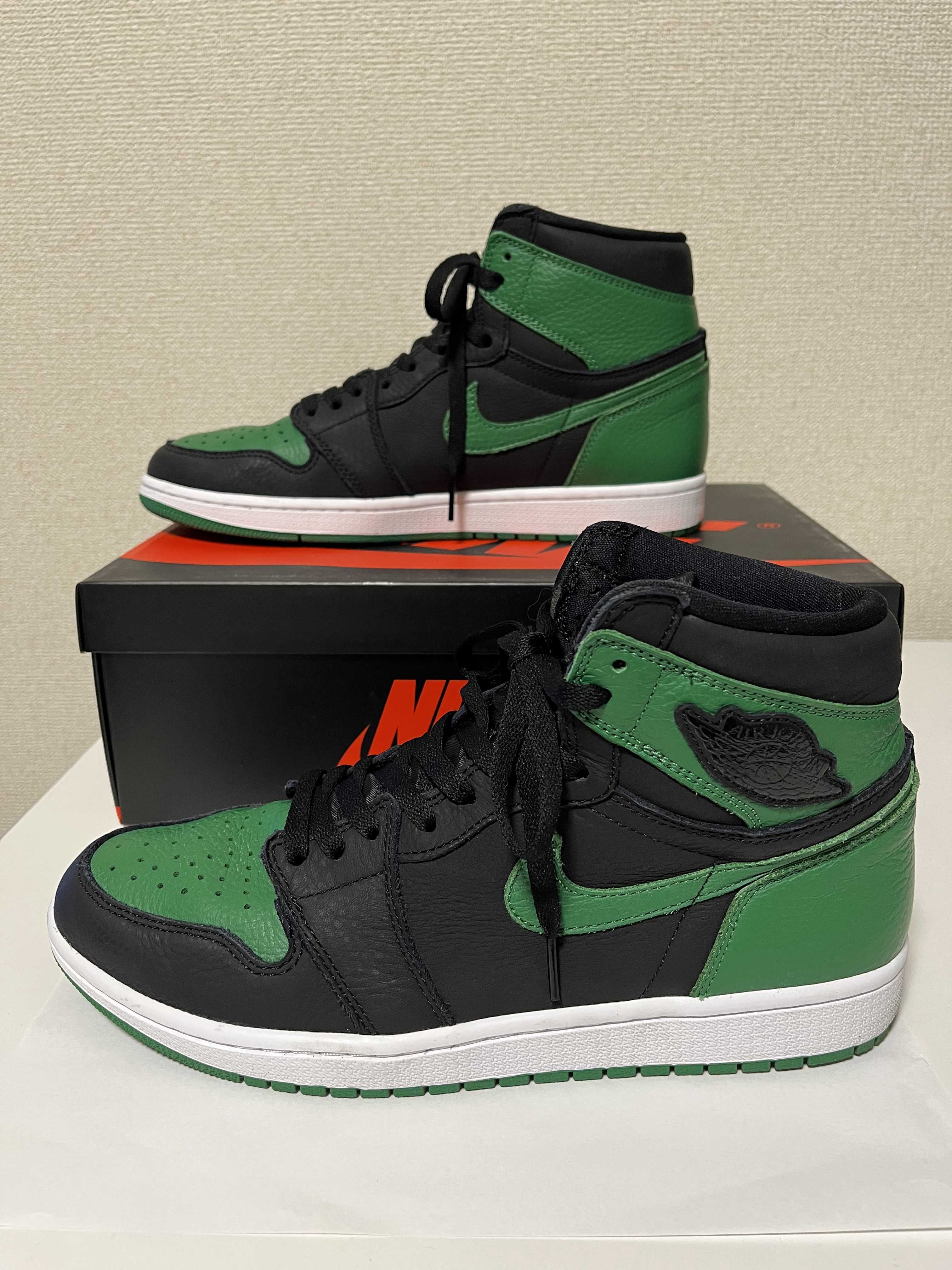 Nike Air Jordan 1 Retro High OG "Black/Pine Green" (2020)      