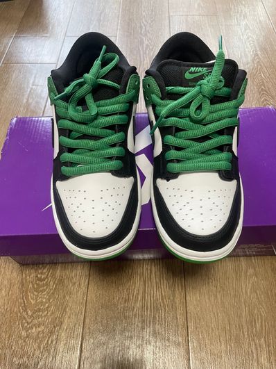 Nike SB Dunk Low Pro "Black and Classic Green"