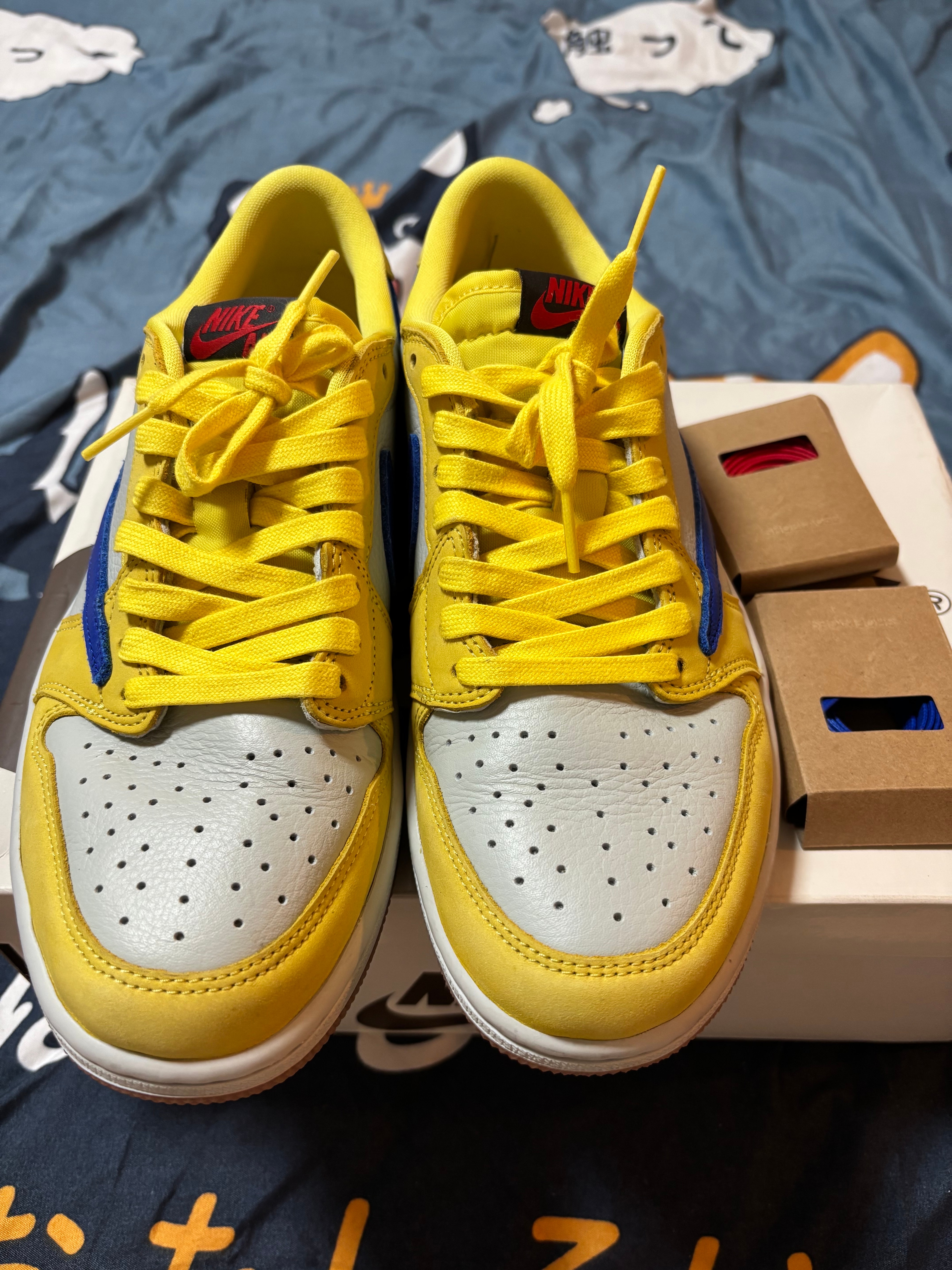 Travis Scott × Nike Women's Air Jordan 1 Retro Low OG "Canary"
