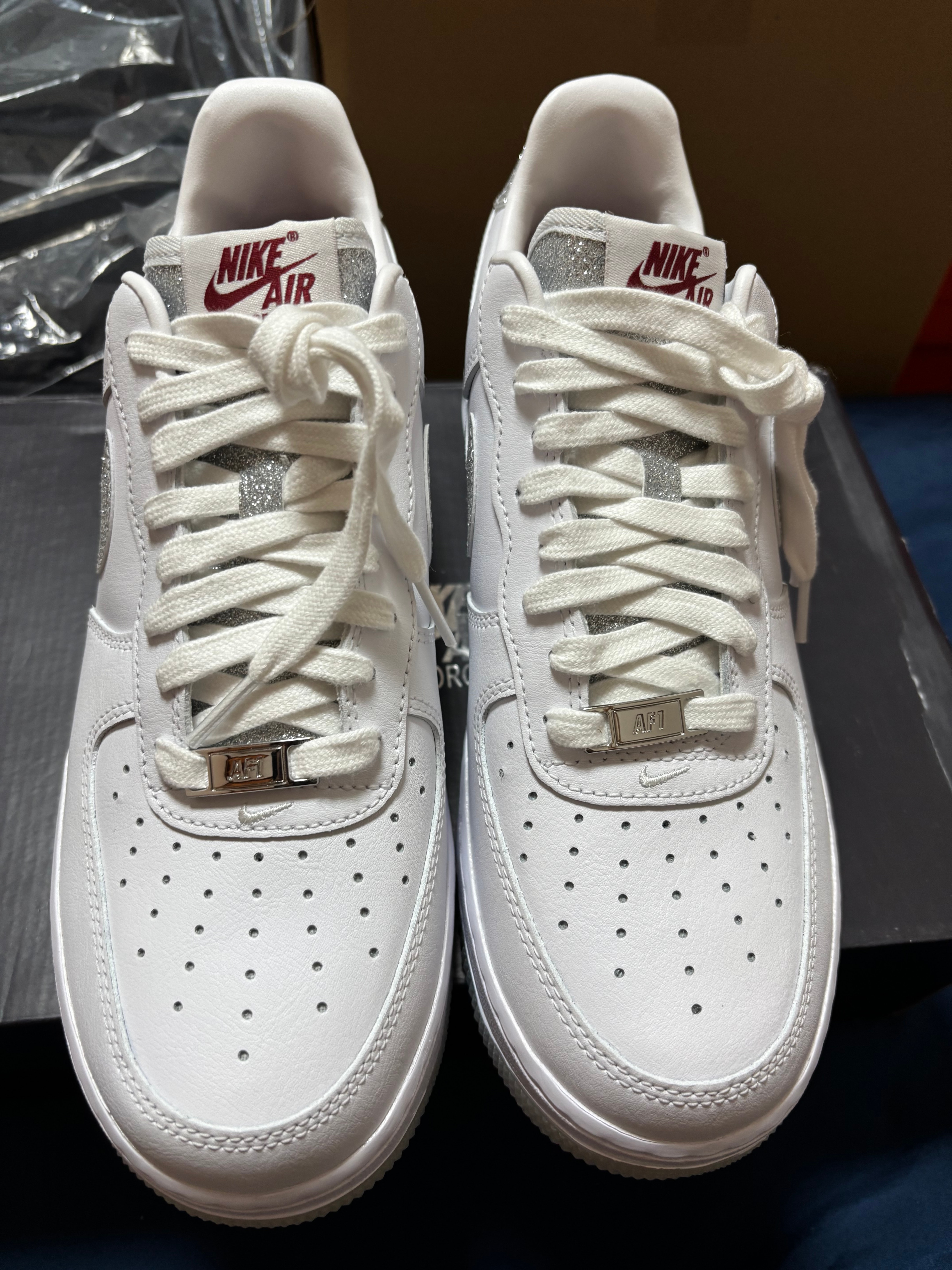 Nike Women's Air Force 1 '07 LX "White/Cool Grey/Multi Color"