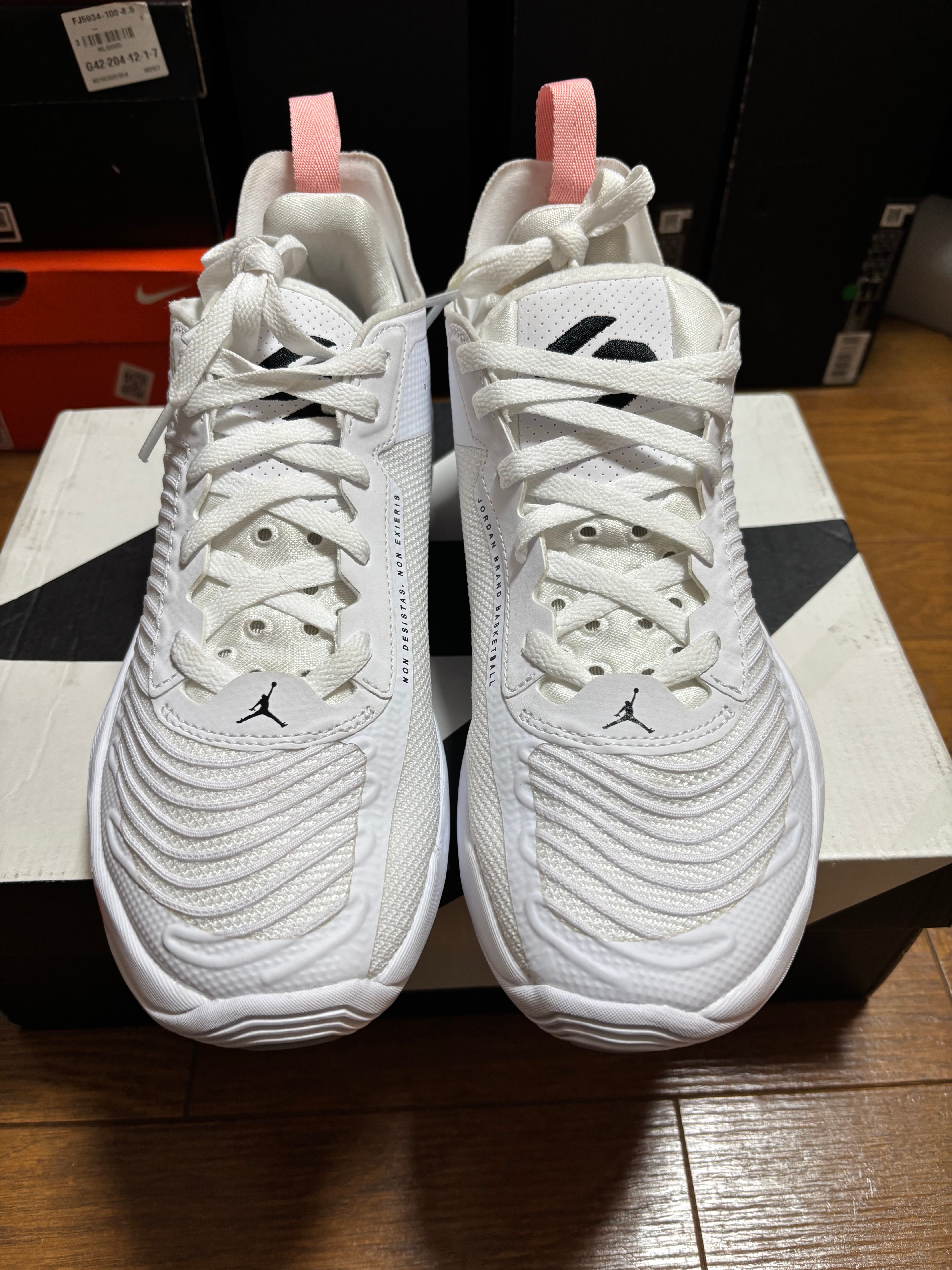 ナイキ ジョーダン ルカ1 "ホワイト/ブリーチド コーラル/セサミ/ブラック"