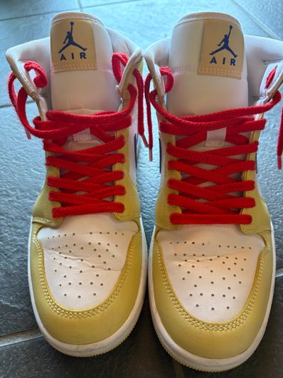 Nike Women's Air Jordan 1 Mid "Lemon Wash"