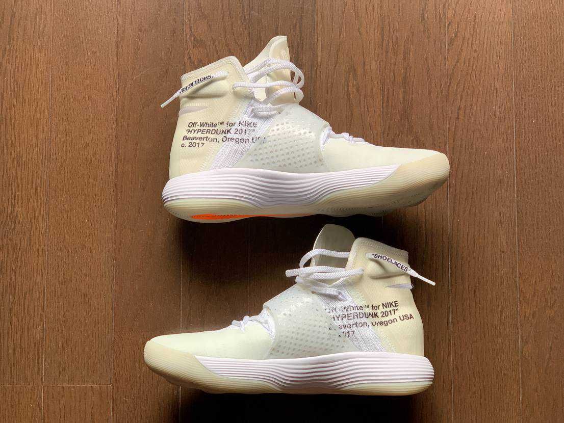 Off-White × Nike React Hyperdunk 2017 Flyknit "The 10/White"