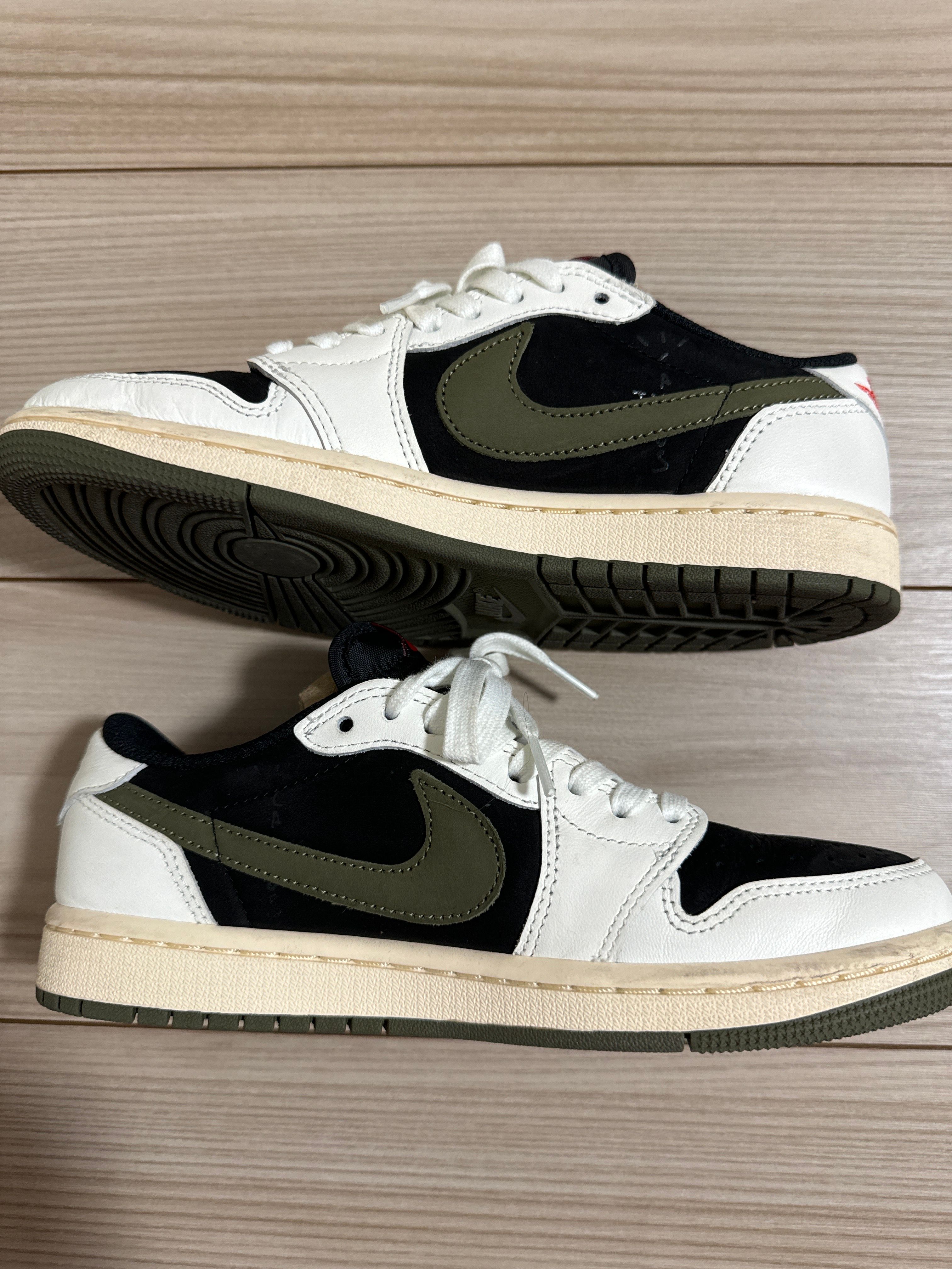 Travis Scott × Nike Women's Air Jordan 1 Low OG "Medium Olive"