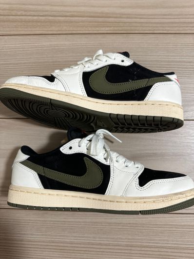 Travis Scott × Nike Women's Air Jordan 1 Low OG "Medium Olive"