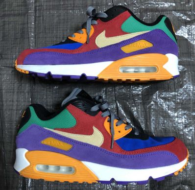 NIKE AIR MAX 90 "VIOTECH UNIVERSITYRED/PALE VANILLA/HYPER GRAPE"