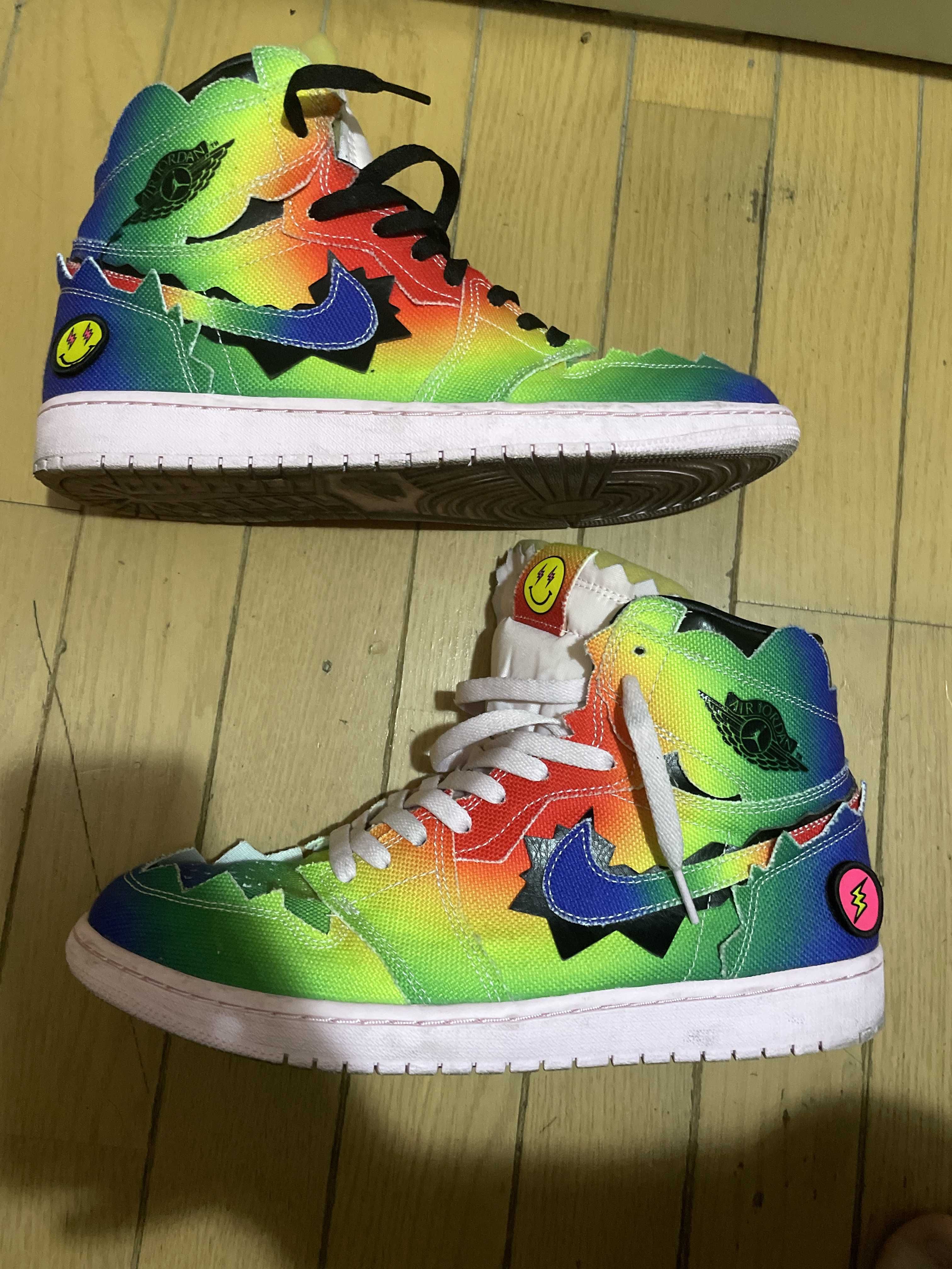 J Balvin × Nike Air Jordan 1 High OG "Rainbow"