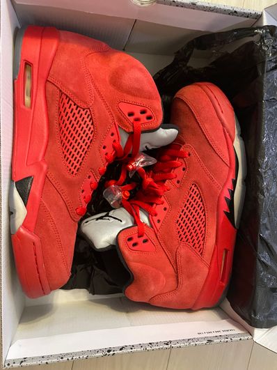 Nike Air Jordan 5 Ratro "Red Suede"