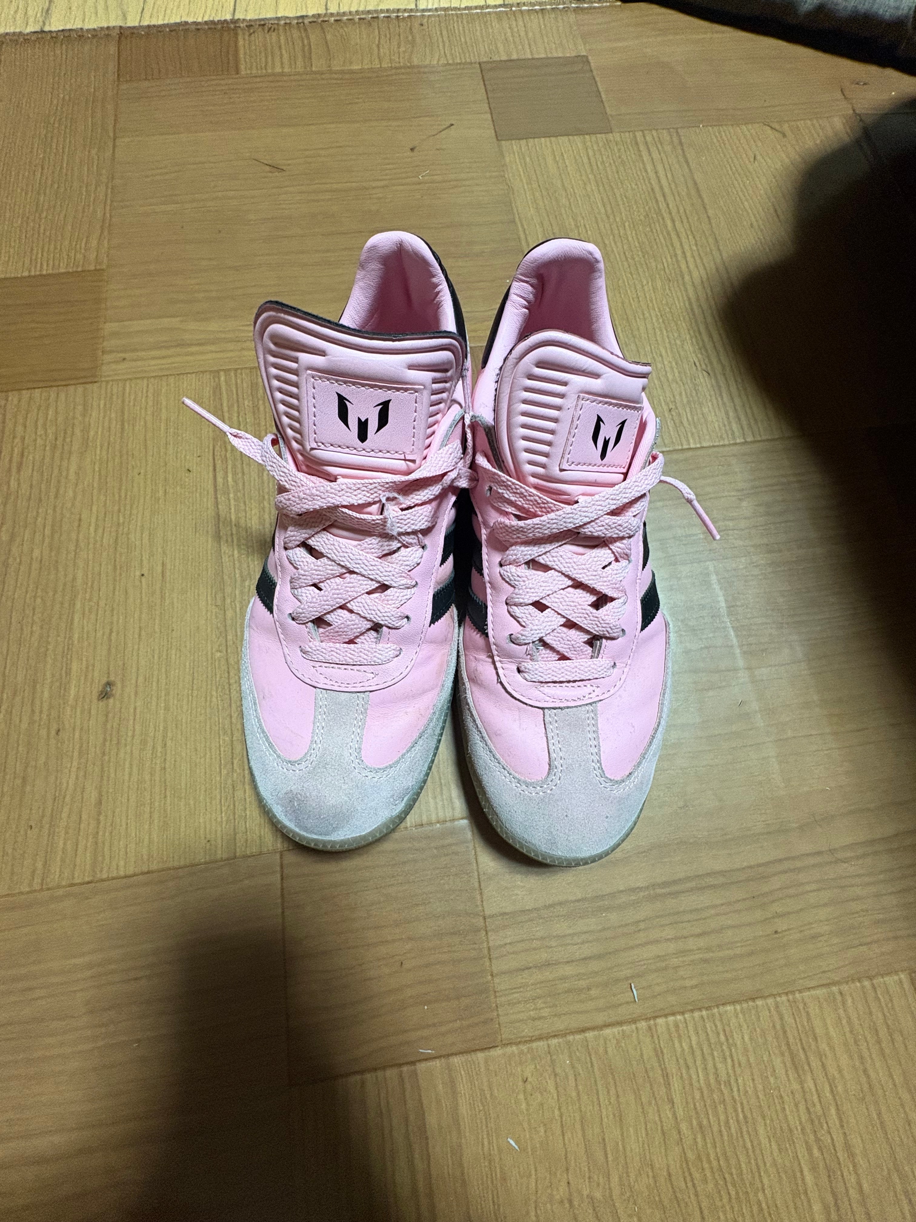 Inter Miami CF × adidas Samba Messi "Light Pink/Core Black/Gum"