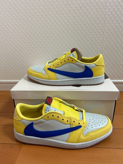 Travis Scott × Nike Women's Air Jordan 1 Retro Low OG "Canary"