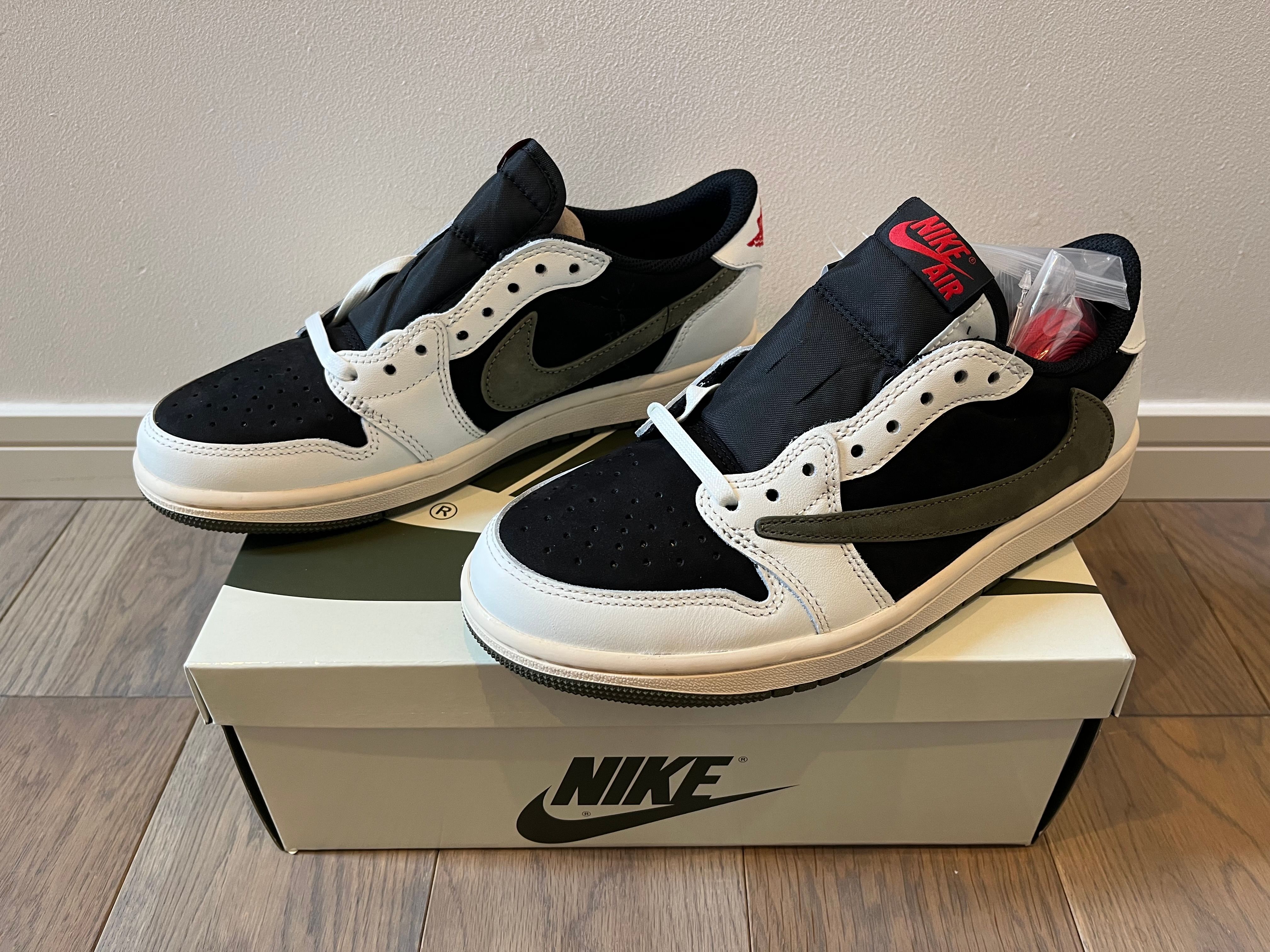 Travis Scott × Nike Women's Air Jordan 1 Low OG "Medium Olive"