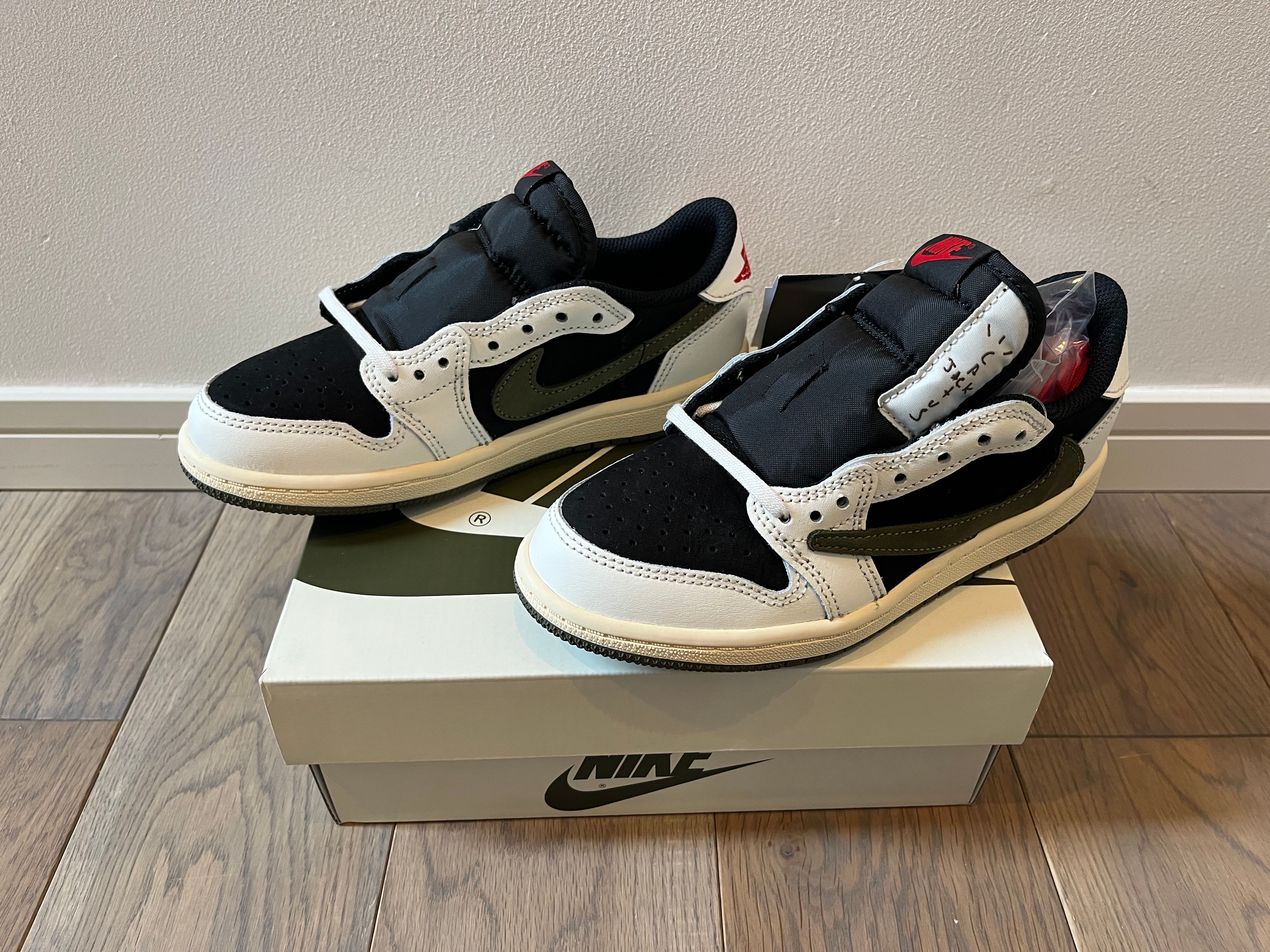 Travis Scott × Nike PS Air Jordan 1 Low OG "Medium Olive"