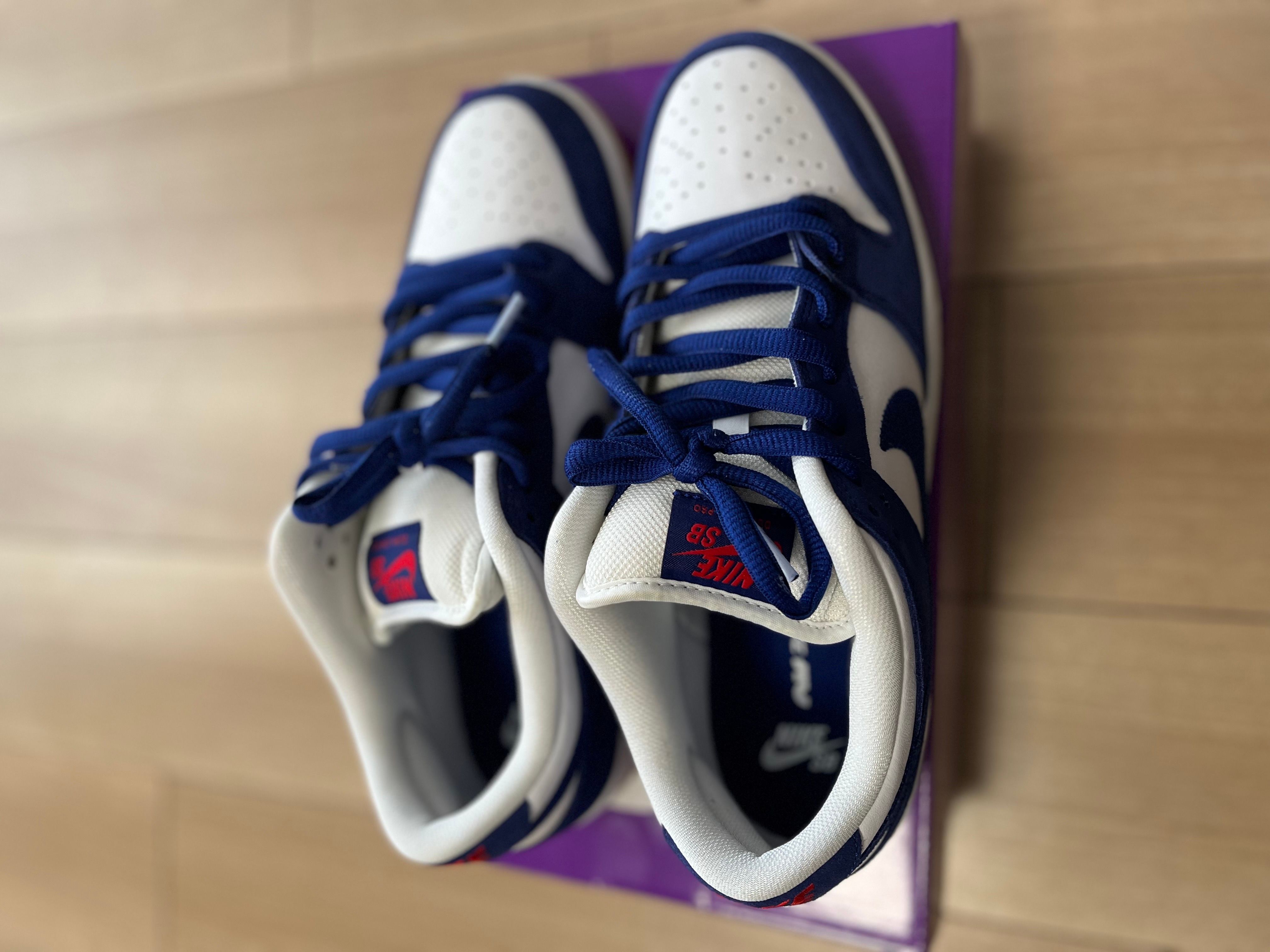 Nike SB Dunk Low "Los Angeles Dodgers/Deep Royal Blue"