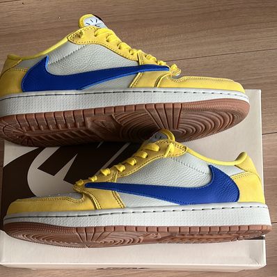 Travis Scott × Nike Women's Air Jordan 1 Retro Low OG "Canary"